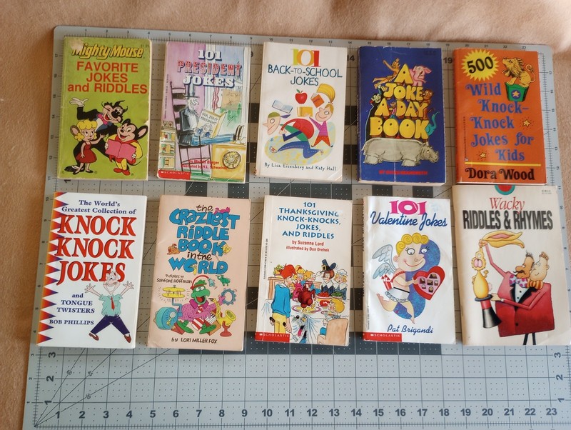 Vintage Joke And Riddle Books 1979-1994 lot of 10 gallery