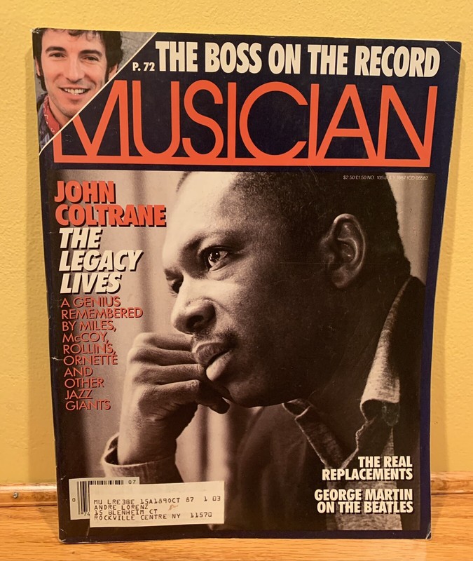 1980’s Music Magazine / Bruce / John Coltrane