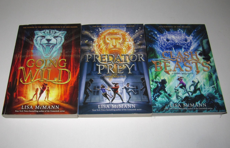 Going Wild trilogy by Lisa McMann TPB #1-3 Predator vs. Prey, Clash of Beasts