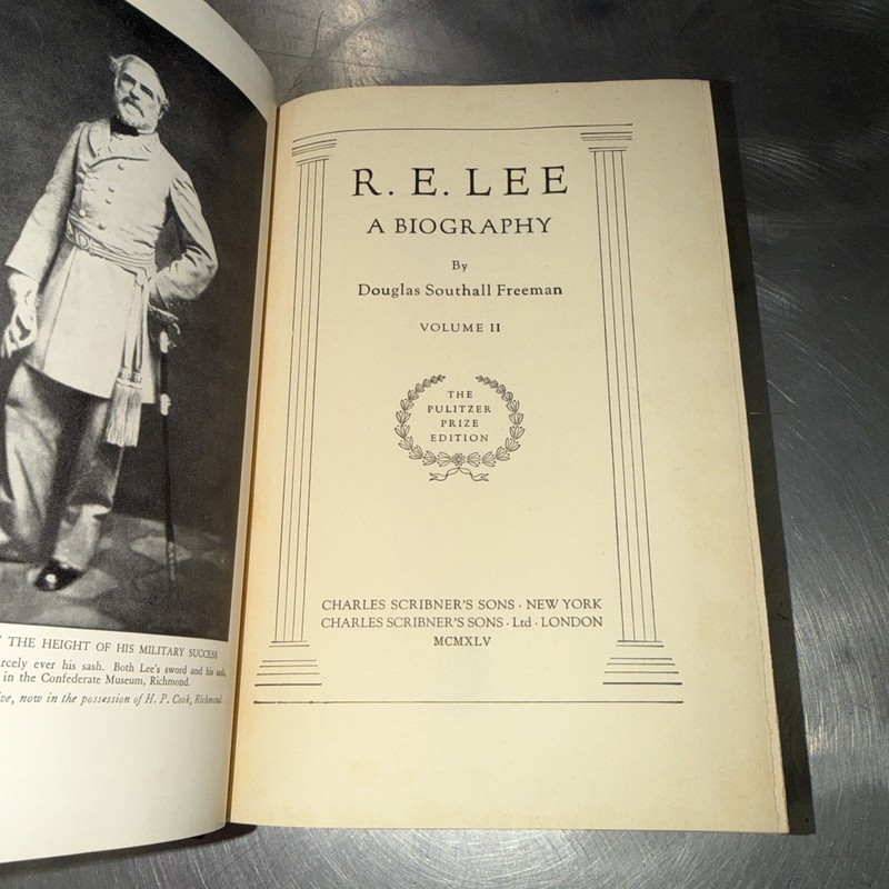 R E Lee A Biography Douglas Southall Freeman Scribners Set Pulitzer Prize Ed gallery