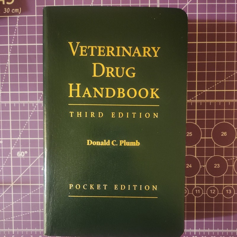 Plumb’s Veterinary Drug Handbook by Plumb 3rd Edition+ Vet-ry Anesthesia Boook.