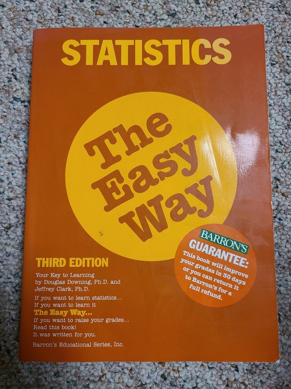 Statistics The Easy Way Books,