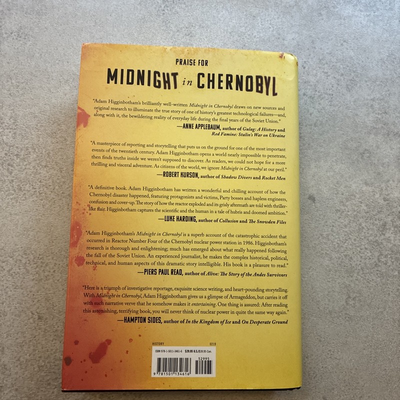 Midnight in Chernobyl: The Untold Story FIRST EDITION HARDCOVER DUST JACKET 2019 gallery