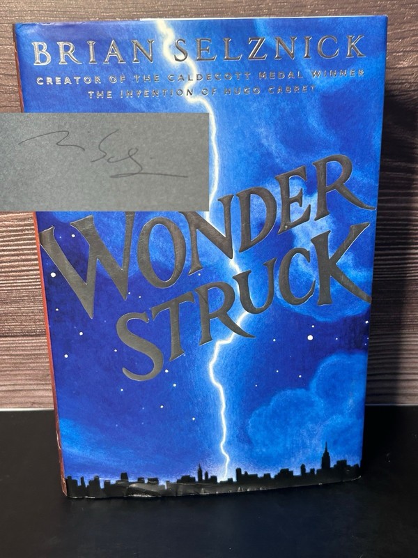 WONDER STRUCK / BRIAN SELZNICK / SIGNED FIRST EDITION 1ST PRINT HCDJ / VG