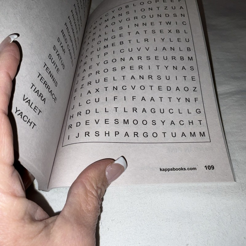 KAPPA Word-Find Pocket Puzzle Volume 252 Pages 129 W/ 58 Puzzles Large Print NEW gallery