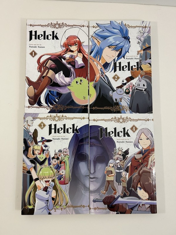Helck #1-4 Nanaki Nanao Manga Viz Media Shonen Sunday Paperback Books