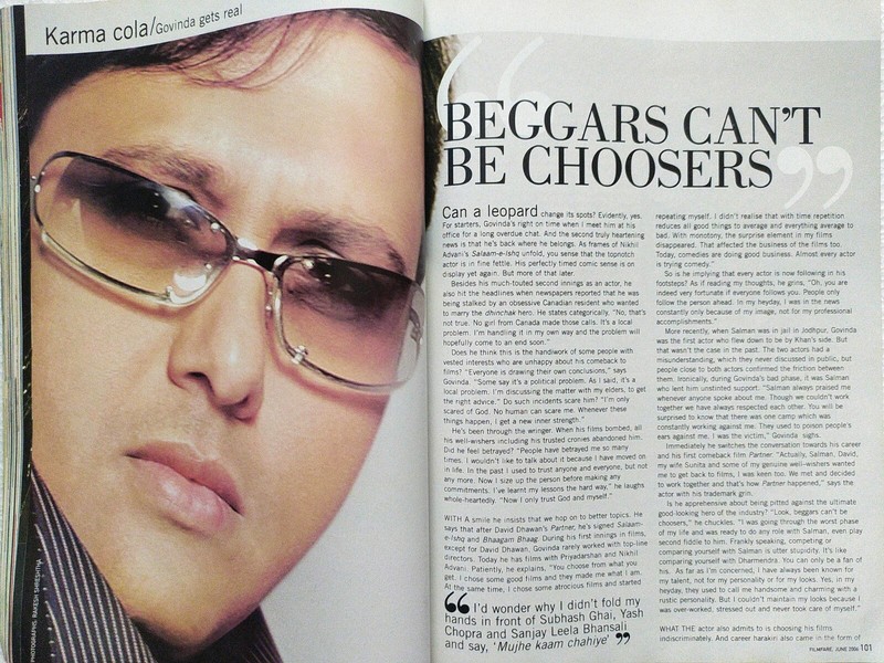 Filmfare June 2006 Hrithik Roshan Kajol Devgn Preity Zinta Priyanka Govinda gallery