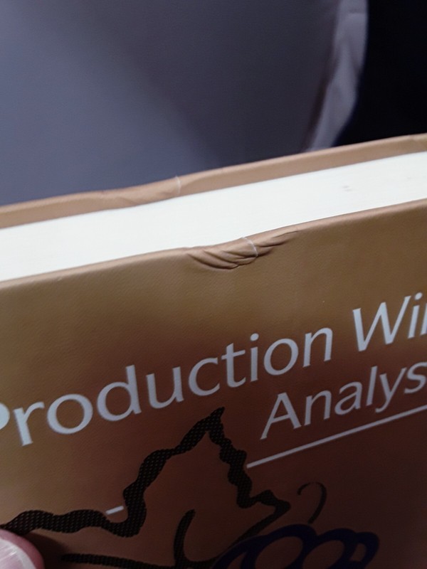 Production Wine Analysis by Zoecklein... (1990) VG HB 240301 gallery