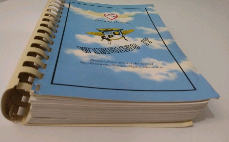 American Airlines Wings Foundation "Winging It" Cookbook 421 Pages Recipes gallery
