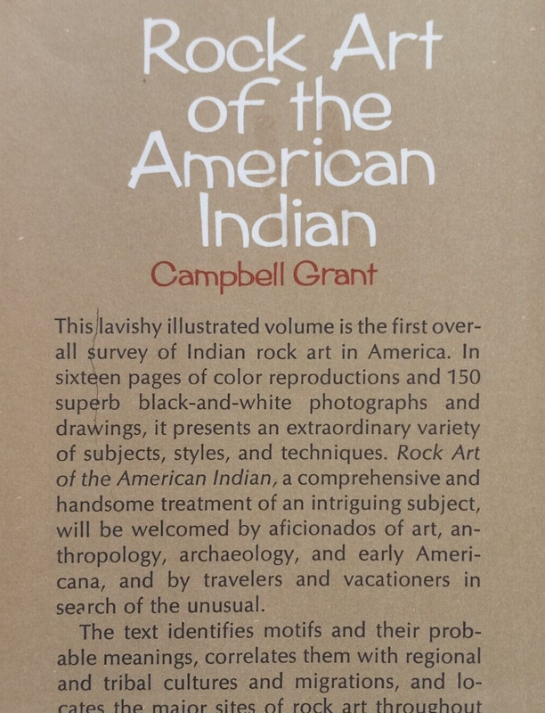 ROCK ART OF THE AMERICAN INDIAN by Campbell Grant 1967 Hardcover gallery
