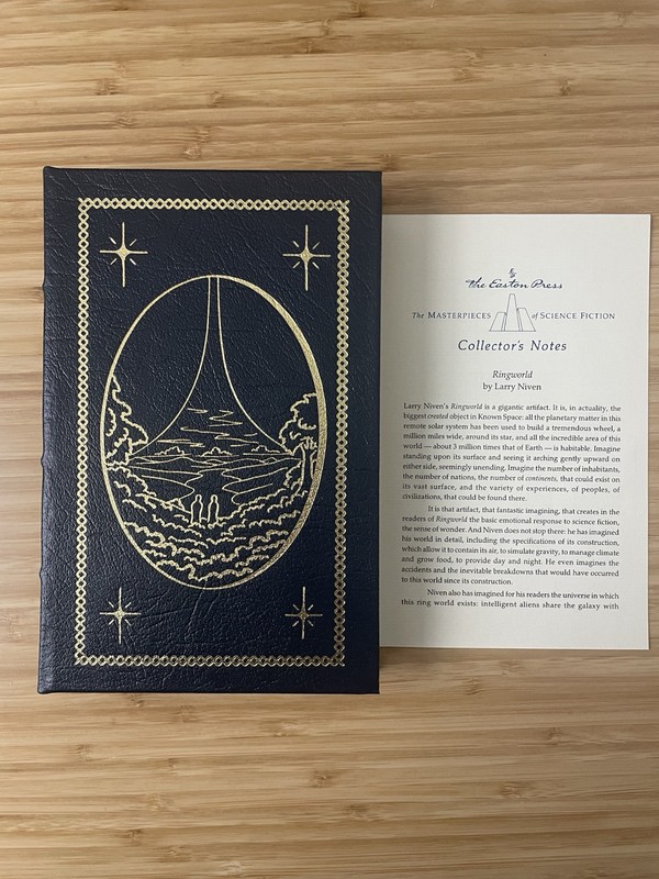 RINGWORLD EASTON PRESS LARRY NIVEN COLLECTORS EDITION LEATHER ACID-NEUTRAL PAPER