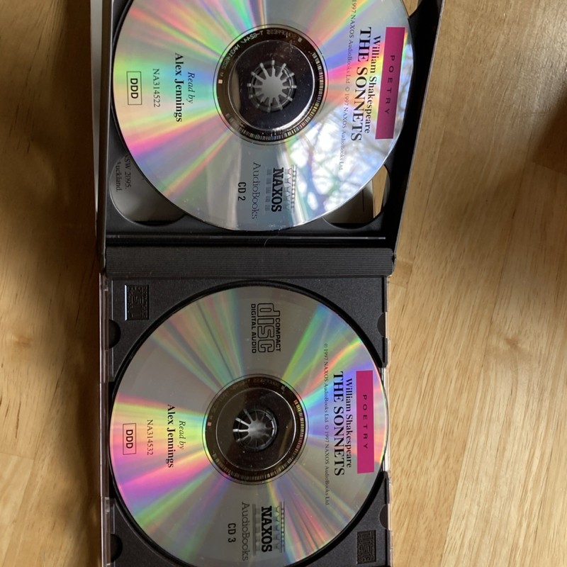 Naxos AudioBooks William Shakespeare The Sonnets 3 CDs Read by Alex Jennings gallery