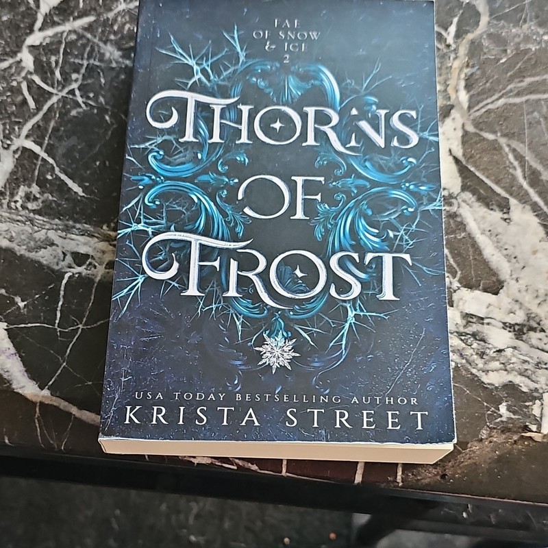 Krista Street Thorns of Frost Fae of Snow & Ice Paperback 2023 Fantasy Romance
