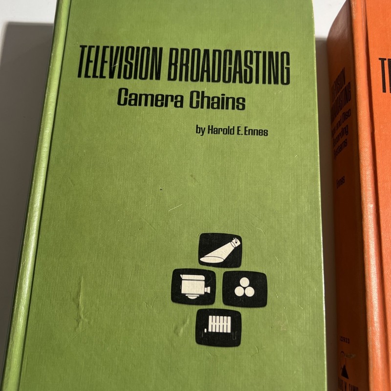 Television Broadcasting Camera Chains Tape Recording Set Harold Ennes HC 1st Ed gallery