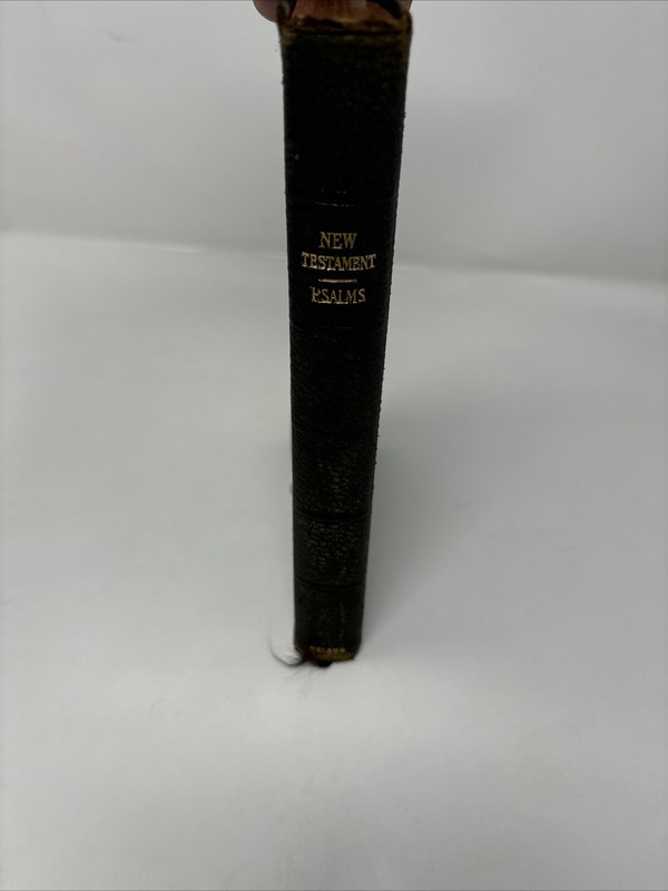 1930’S New Testament/ Psalms Leather Thomas Nelson And Sons Bible gallery
