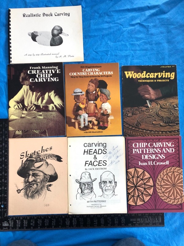 7 Books Carving Ponte Manning Higginbotham Cromwell Gene Gale Jack Ekstrom