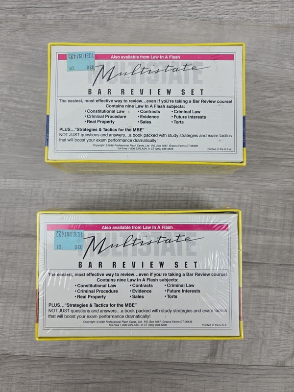 Emanuel Law in a Flash Cards Set Lot of 4 Boxes Civil Procedure 1&2, Ports, Crim gallery