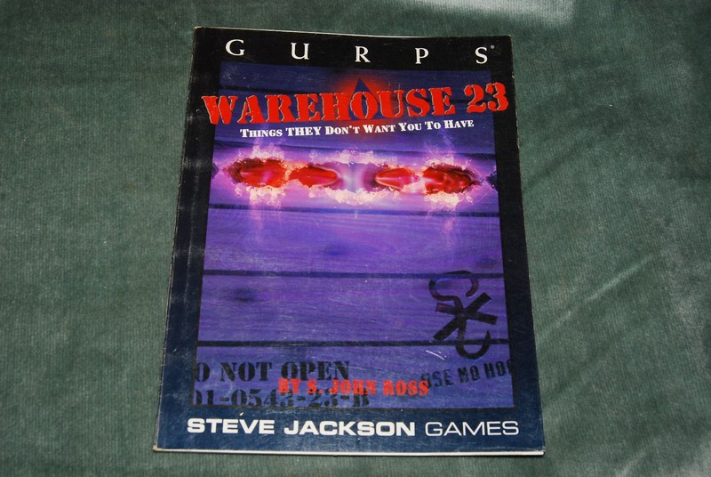 GURPS Warehouse 23 by S. John Ross Steve Jackson Games #6523