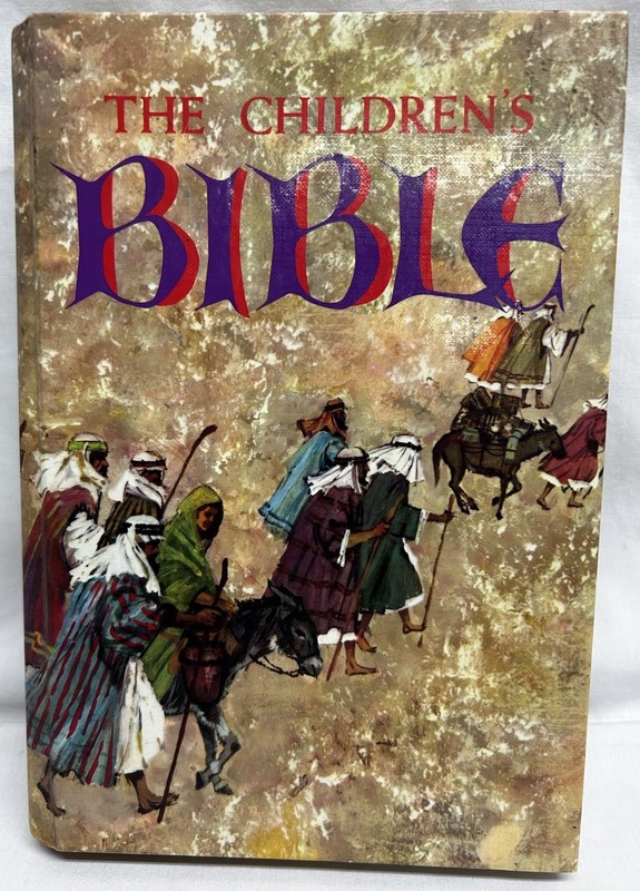 THE CHILDRENS BIBLE Golden Press Hardcover Illustrated Larger Print