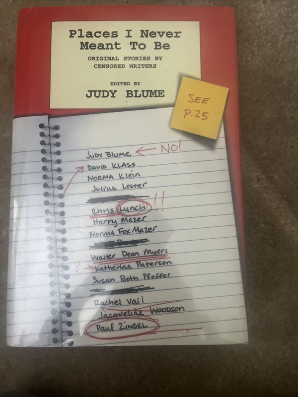Places I Never Meant to Be : Original Stories by Censored Writers by Judy Blume