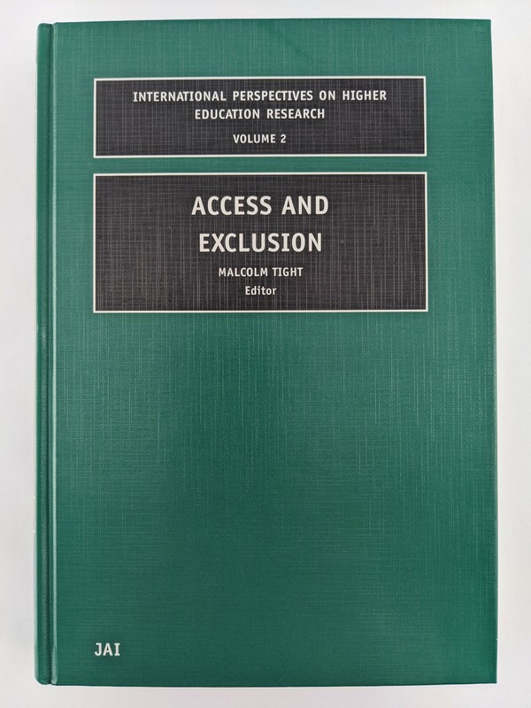 International Perspectives Higher Education Research Access Exclusion Vol 2 HC