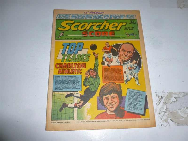 SCORCHER & SCORE Comic – Date 04/12/1971 – UK Paper Comic