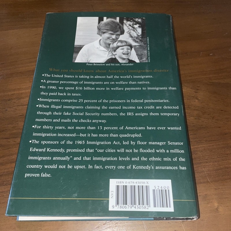 Alien Nation: Common Sense About America's Immigration Disaster - 1995 HC gallery