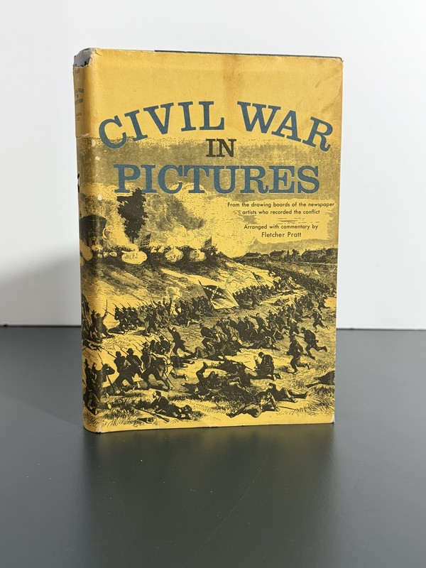 Civil War in Pictures by Fletcher Pratt 1955 Book Club Ed. Illustrated History