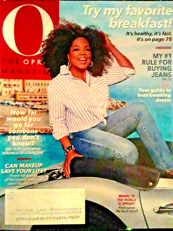 O, OPRAH MAGAZINE ‘TRY MY FAV…BREAKFAST!’ AUG 2019 – MAGAZINES SOLD SEPARATELY