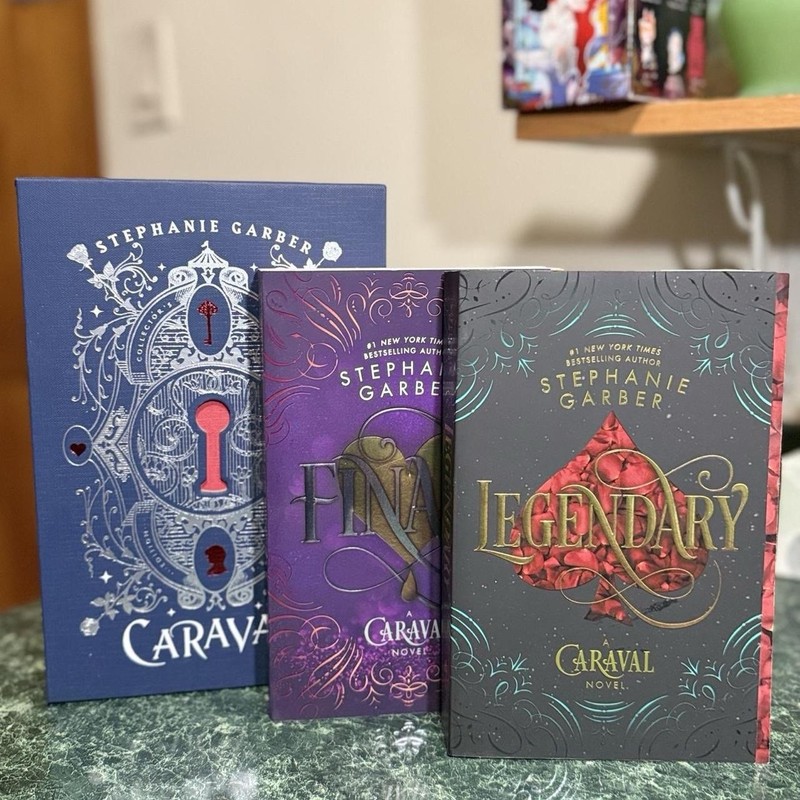 Caraval and Finale trilogy by Stephanie Garber, complete set of 3 books