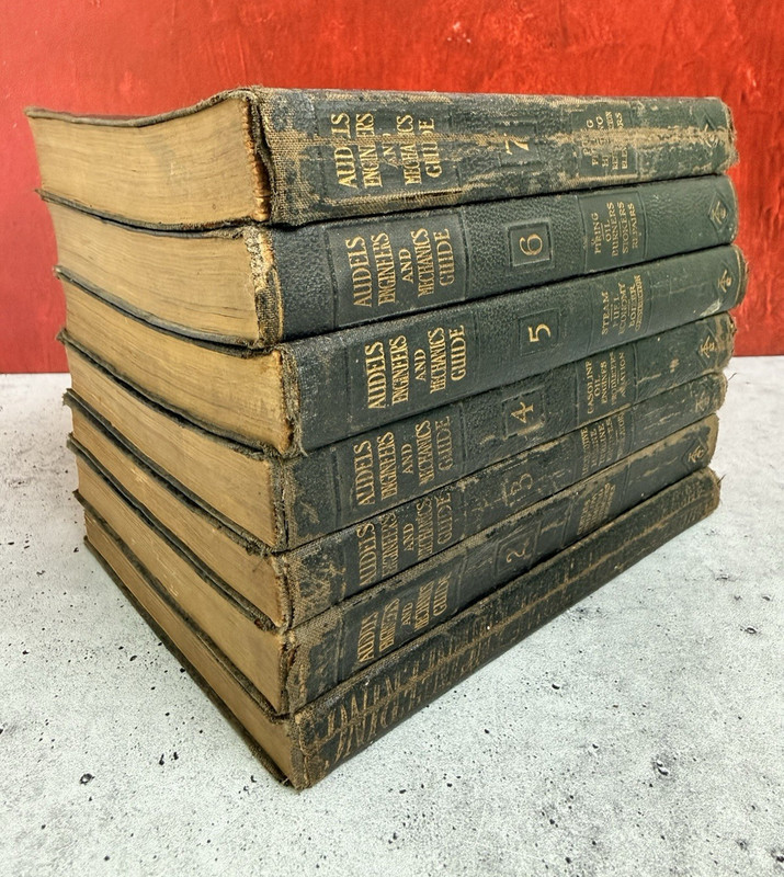 Audels Engineers & Mechanics Guide Hardcover Illustrated 1906 Engineering