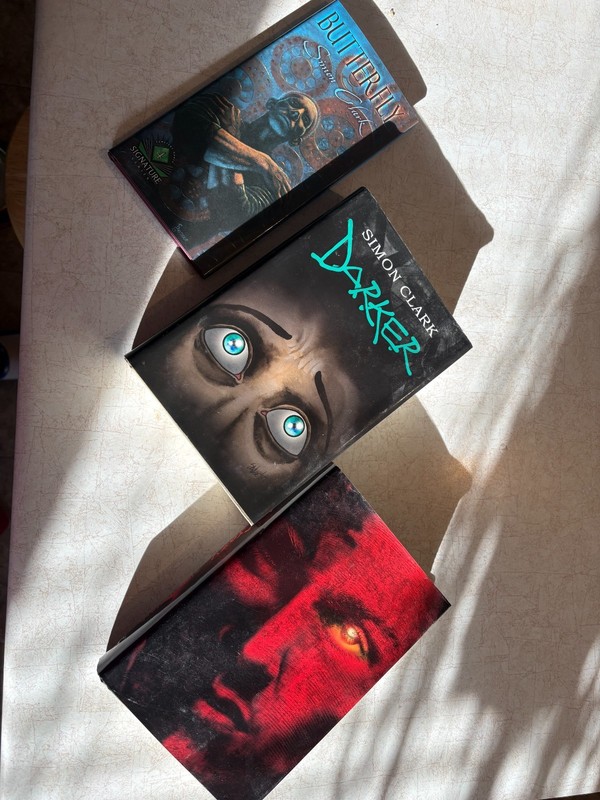 Blood Crazy, Darker & Butterfly by Simon Clark Deluxe Signed Lmtd Editions