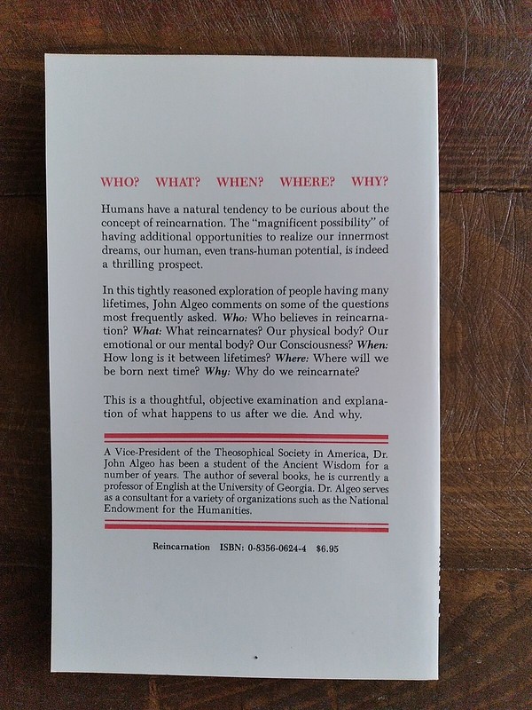 Reincarnation Explored - Paperback By Algeo, John - Excellent condition gallery