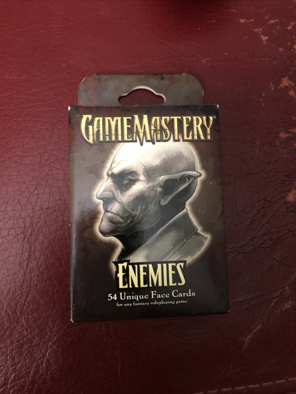 Game Mastery – Enemies Card Pack [ 54 Unique Cards ] Paizo Publishing