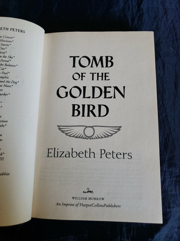 Amelia Peabody Ser.: Tomb of the Golden Bird by Elizabeth Peters HCDJ BCE gallery