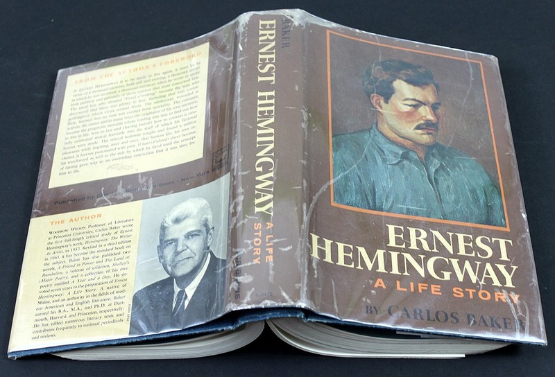 Ernest Hemingway A Life Story Carlos Baker 1969 Illustrated Hardcover 1st Ed