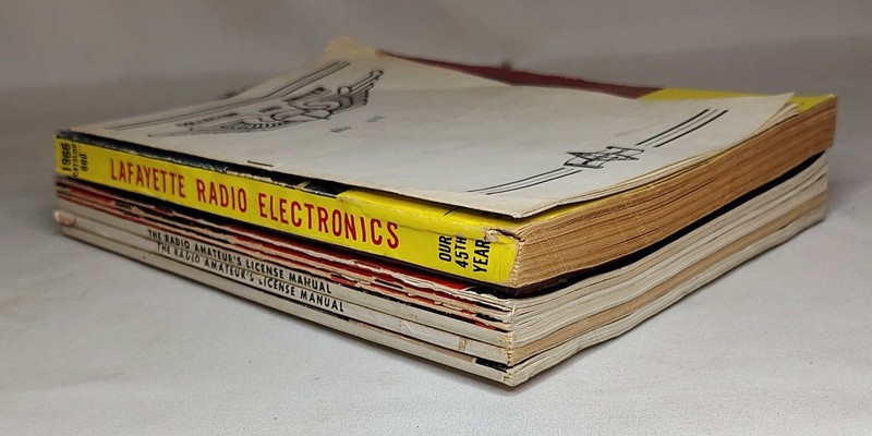 Vintage Amateur Radio Magazines Lot of 7 THE RADIO AMATEUR'S LICENSE MANUAL gallery