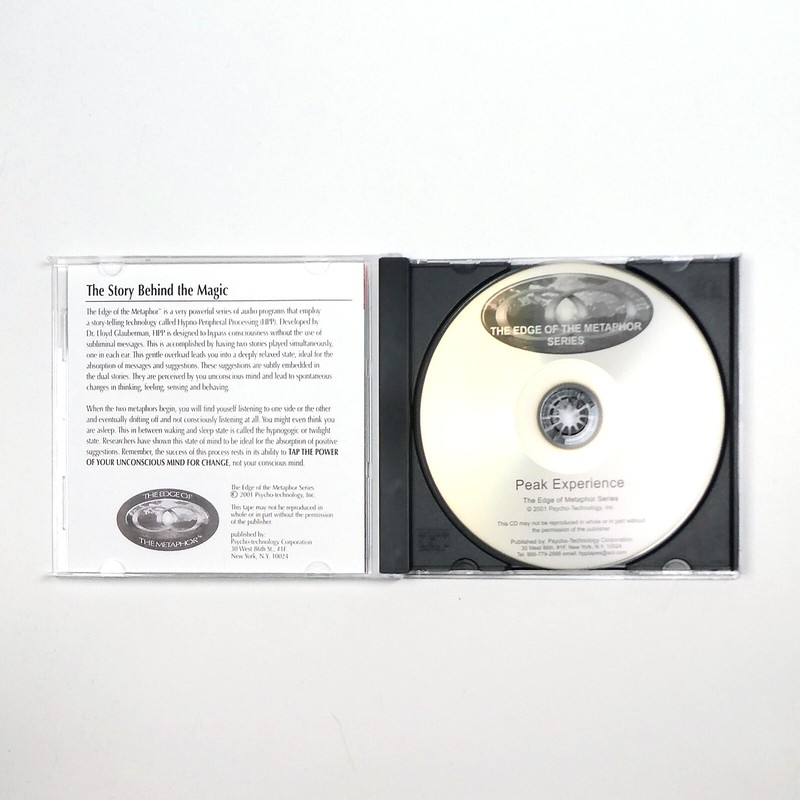 HPP PEAK EXPERIENCE CD Self Hypnosis Lloyd Glauberman ASMR NLP Maximize life gallery