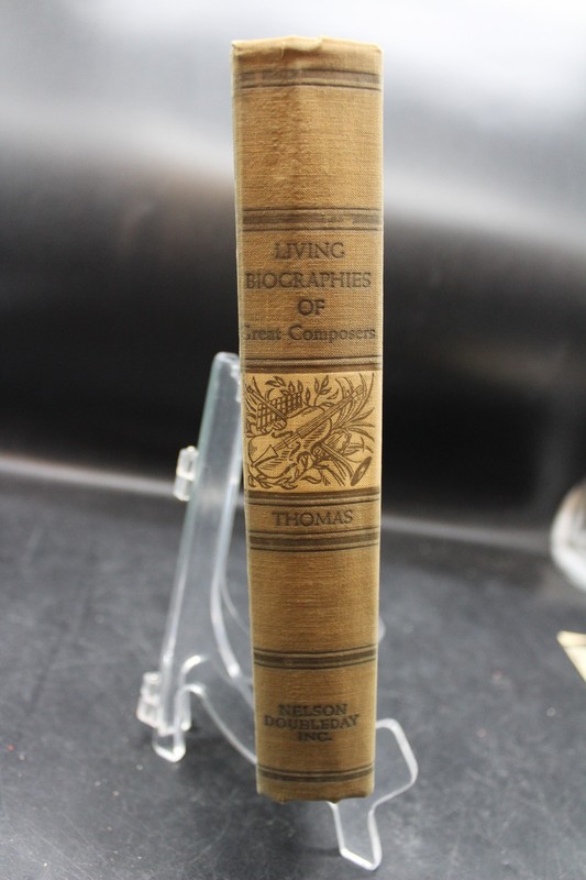 Living Biographies of Great Composers Thomas 1959 Doubleday Music History gallery