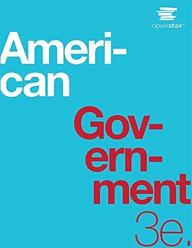 OpenStax: American Government – Paperback, by Krutz-Waskiewicz – Acceptable n