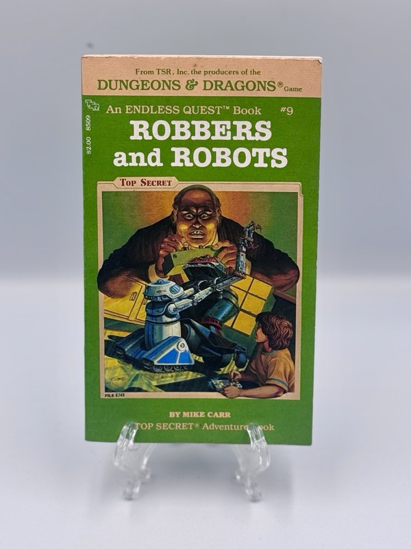 TSR Inc. Robbers and Robots Mike Carr Endless Quest #9 1983