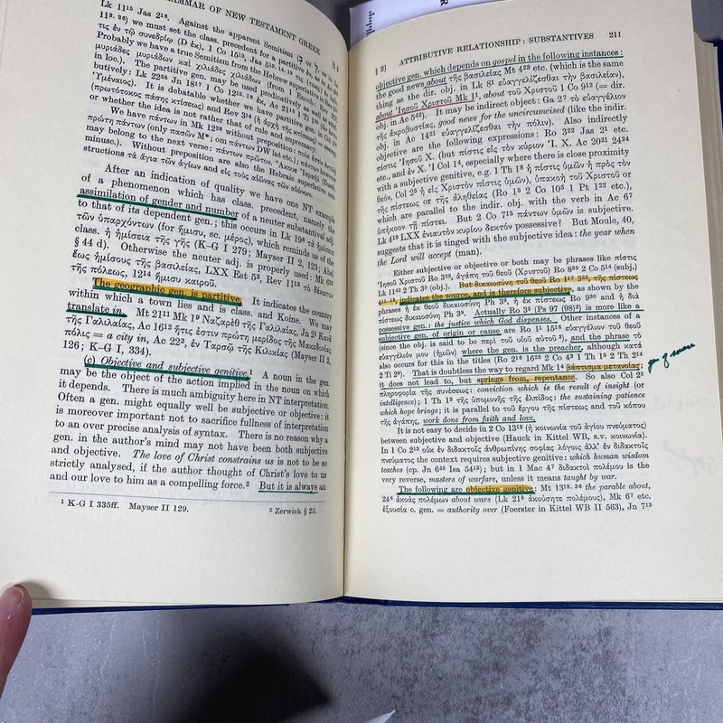 A Grammar of New Testament Greek - J H Moulton Volumes 1, 2, 3, and 4 HC *FLAW** gallery