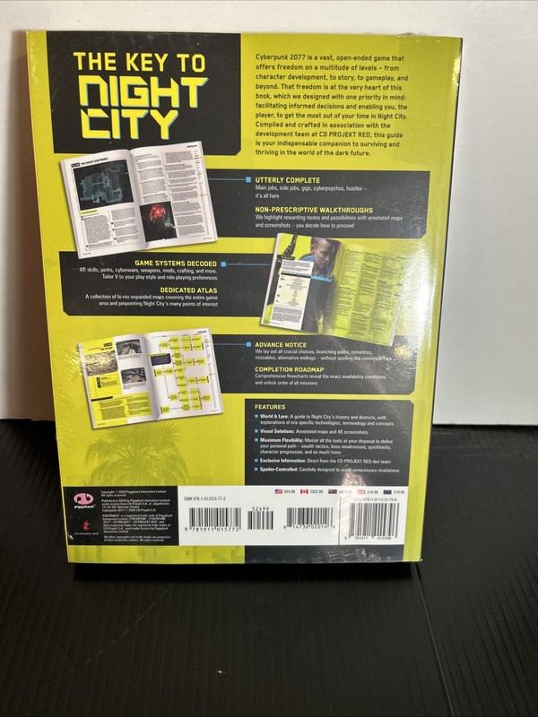 CYBERPUNK OFFICIAL GAME GUIDE CD PROJEKT RED BRAND NEW/SEALED! gallery