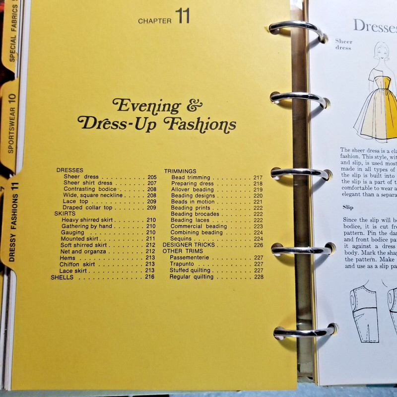 Vintage Sewing Book Complete Guide to Sewing 5-Ring Binder Tabbed BH&G gallery