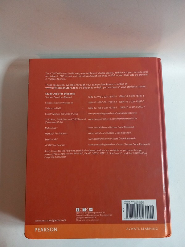 Statistics: Informed Decisions Using Data, by Michael Sullivan III, 4th Edition. gallery