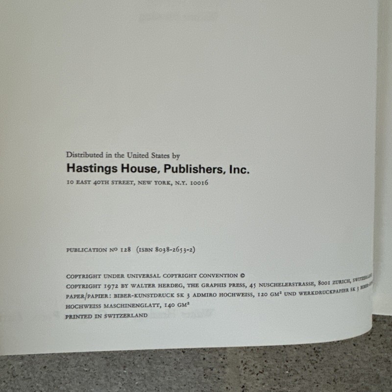 Walter. Herdeg Graphis annual 72/73 international annual of advertising... gallery
