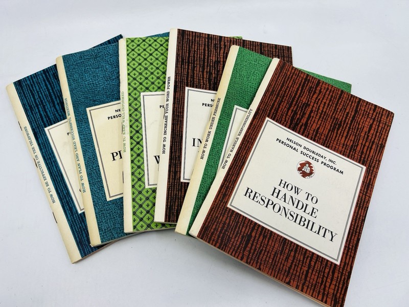 Nelson Doubleday 1959-1960 PERSONAL SUCCESS PROGRAM Set of 6 How-to Books