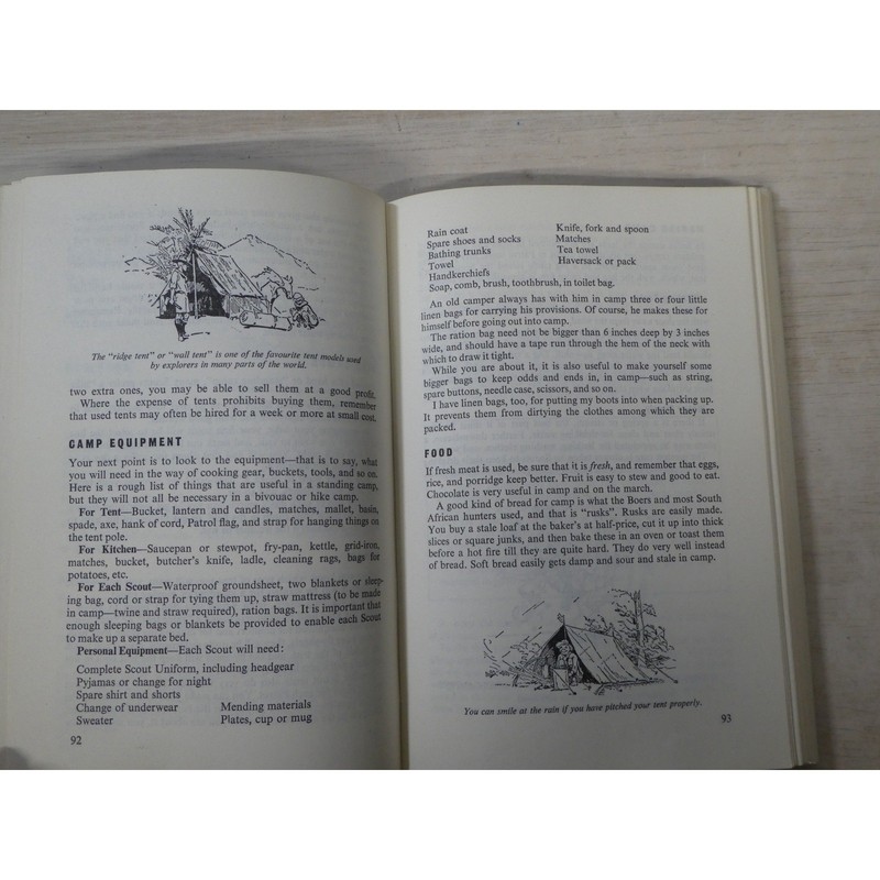 Scouting for Boys Robert Baden-Powell 34th Edition Vintage Library Copy Book gallery