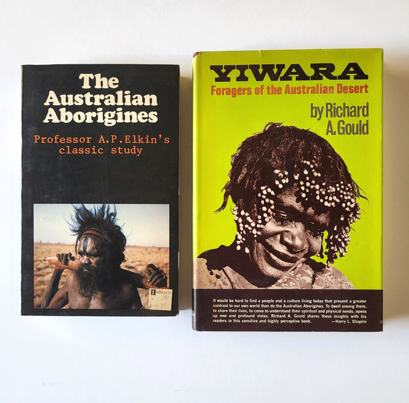 The Australian Aborigines- AP Elkin PB + Yiwara- Richard Gould HC Vg+ Cond