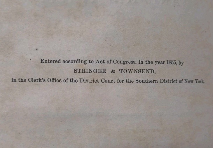 Memoirs of James Gordon Bennett and His Times by A Journalist 1855 antique gallery